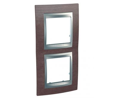 Рамка 2-постовая вертикальная Schneider Electric Unica Top MGU66.004V.0M4
