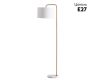 Торшер ARTE Lamp A5024PN-1PB