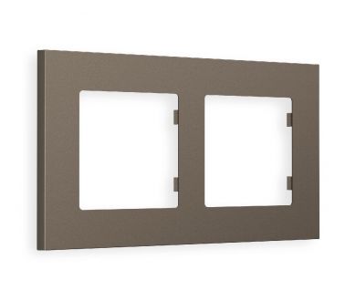 Рамка двухместная Ambrella Volt Qubi AF250632