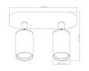 Спот Arte Lamp Aquarius A3226PL-2BK
