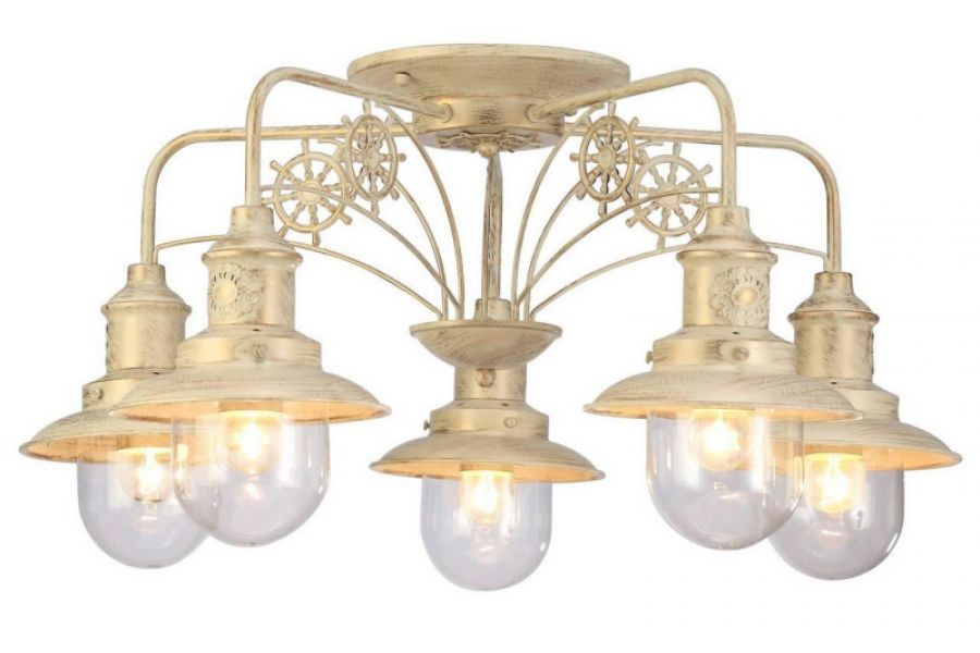 Потолочная люстра Arte Lamp Sailor A4524PL-5WG