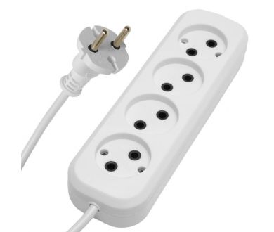 Купить Удлинитель 4-местный Stekker HM01-40-05 5м 2x075 39218 Удлинитель 4-местный Stekker HM01-40-05 5м 2x075 39218