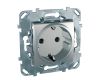 Розетка Schneider Electric Unica Top с/з со шторками MGU5.057.30ZD