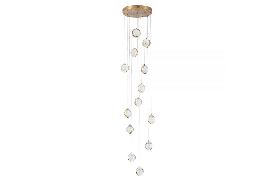 Каскадная люстра Arte Lamp Faberge A2451SP-75PB