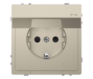 Розетка Schneider Electric Merten D-Life 16A с/з и крышкой MTN2314-6033