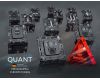Комплект механизма 1-кл выключателя с самовозвратом OMEGA Серебро глянец QUANT Ambrella Volt MO401050 (OP4010, VM113)