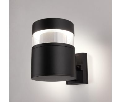 Уличный настенный светодиодный светильник Elektrostandard 1530 Techno Led чёрный 4690389163289