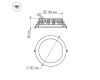 Встраиваемый светодиодный светильник Arlight LTD-187WH-Frost-21W Day White 021496