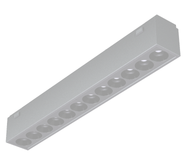 Трековый магнитный светильник iLedex Vision 4825-039-L197-12W-36DG-4000K-BK