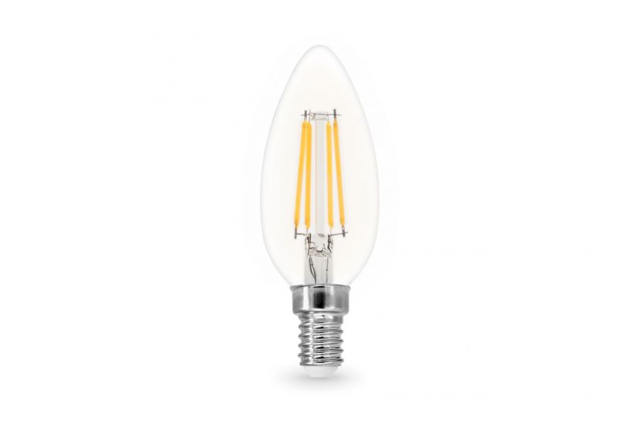 Филаментная светодиодная лампа Ambrella Light Bulbing E14 11W 4000K свеча 351114