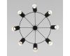 Подвесная люстра Eurosvet Splay 70147/8 черный Smart a062034
