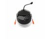Встраиваемый светильник Iledex Technical Mars DIM 112-12W-D80-3000K-24DG-WH