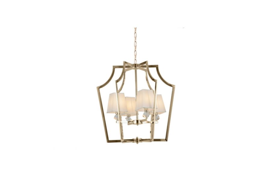 Подвесная люстра Lumina Deco Montero LDP 1249-4 GD+WT