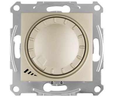 Диммер поворотно-нажимной универсальный Schneider Electric Sedna 4-400W SDN2201268
