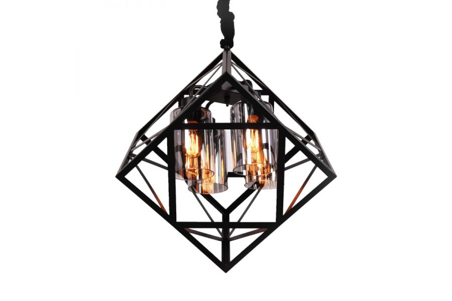 Подвесная люстра Lumina Deco Brutte LDP 11339-4 BK