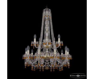 Подвесная люстра Bohemia Ivele Crystal 1410/10+5/240/h-91/2d G V1003