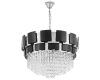 Подвесная люстра Lumina Deco LDP 7045-600 BK+CHR