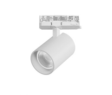 Трековый трехфазный светильник Quattro LED 36G с адаптером Lightstar Alta Base A5346QT36G