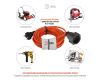 Удлинитель силовой Эра UPx-1-2x1-10m Б0046805