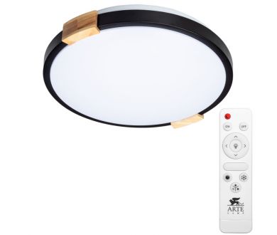 Купить Потолочный светодиодный светильник Arte Lamp Jersey A2683PL-72BK Потолочный светодиодный светильник Arte Lamp Jersey A2683PL-72BK
