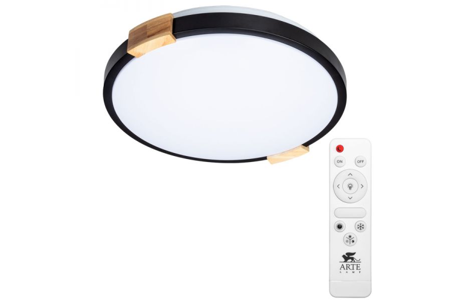 Потолочный светодиодный светильник Arte Lamp Jersey A2683PL-72BK