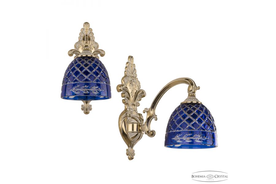Бра Bohemia Ivele Crystal Verona 7209B14/1/175 GW P1 D Clear-Blue/H-1J