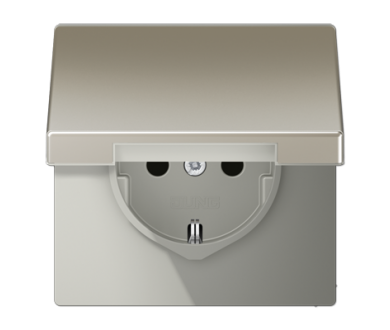 Розетка штепсельная Schuko Jung ES1520NKL