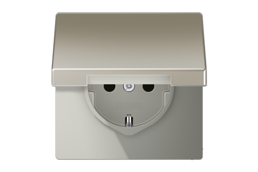 Розетка штепсельная Schuko Jung ES1520NKL
