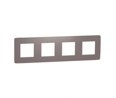 Рамка 4-постовая Schneider Electric Unica New NU280816