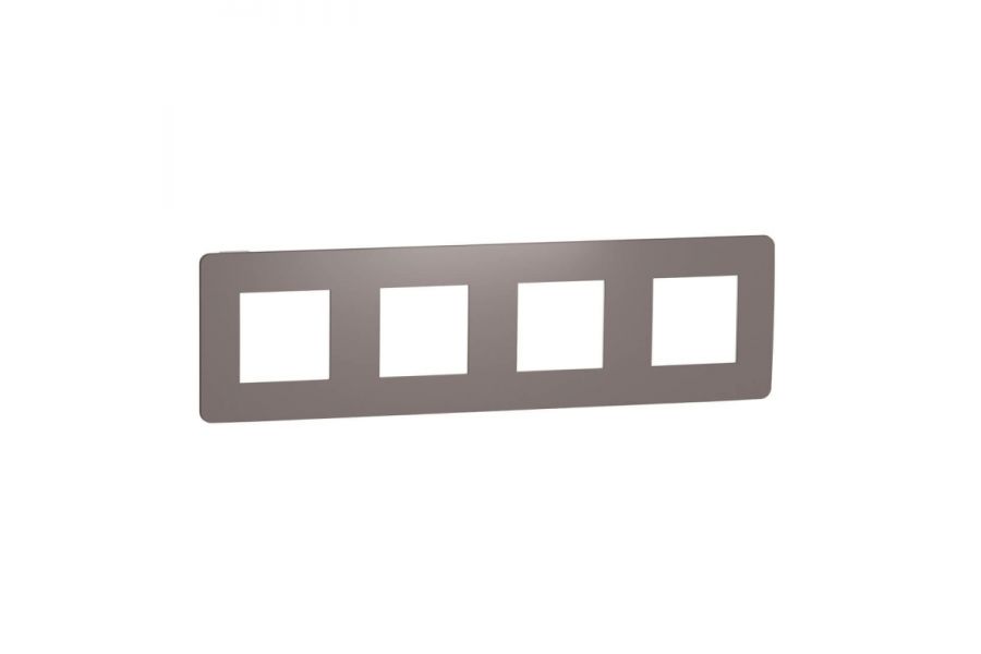 Рамка 4-постовая Schneider Electric Unica New NU280816