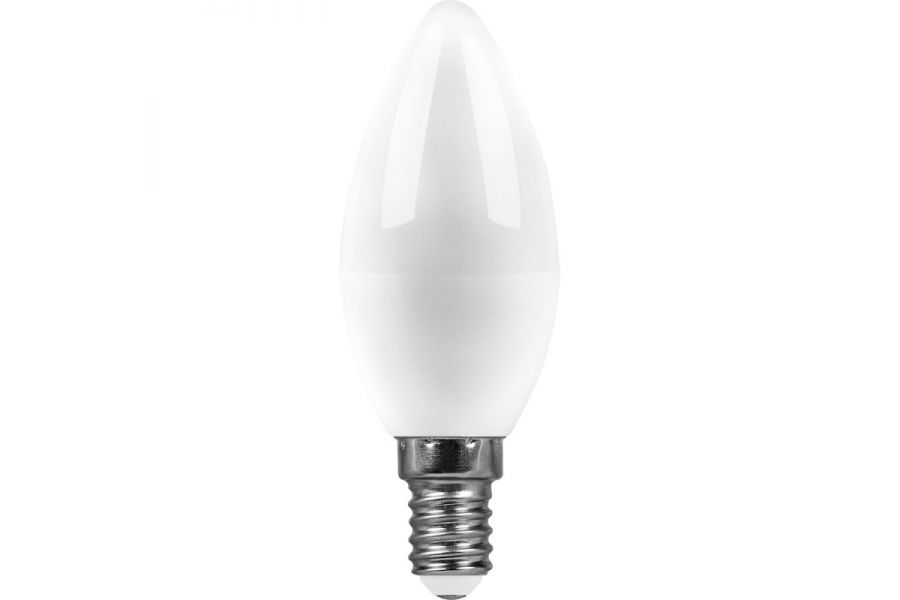 Лампа светодиодная Feron E14 13W 6400K свеча матовая SBC3713 55172
