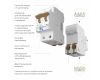 Автоматический выключатель 2P 20 A C 4,5 кА Werkel W902P204 4690389192685 a062456