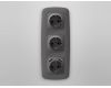Лицевая панель для розетки с/з со шторками 2USB A+A Ambrella Volt Omega OP6590