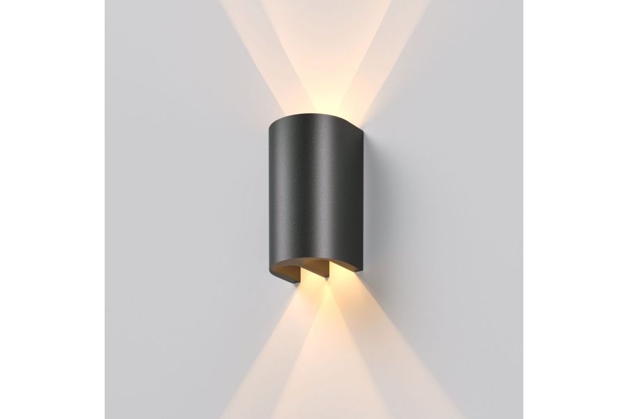 Уличный настенный светильник Elektrostandard Twinray 3000K 35194/W 4690389217319 a071010