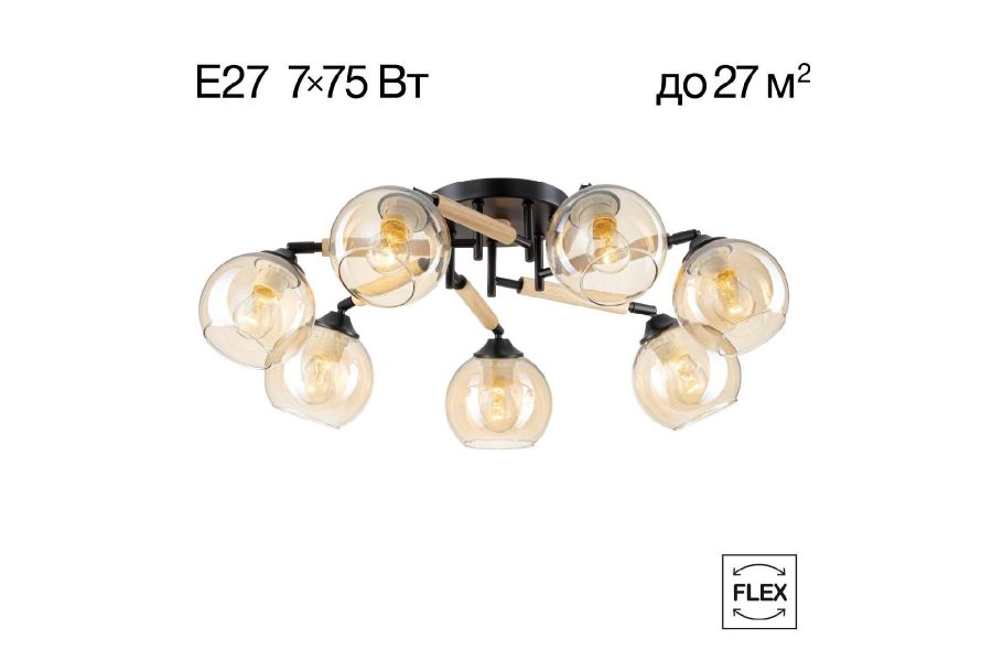 Потолочная люстра Citilux Tika CL133171