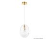 Подвесной светильник Crystal Lux MAR SP1 TRANSPARENTE