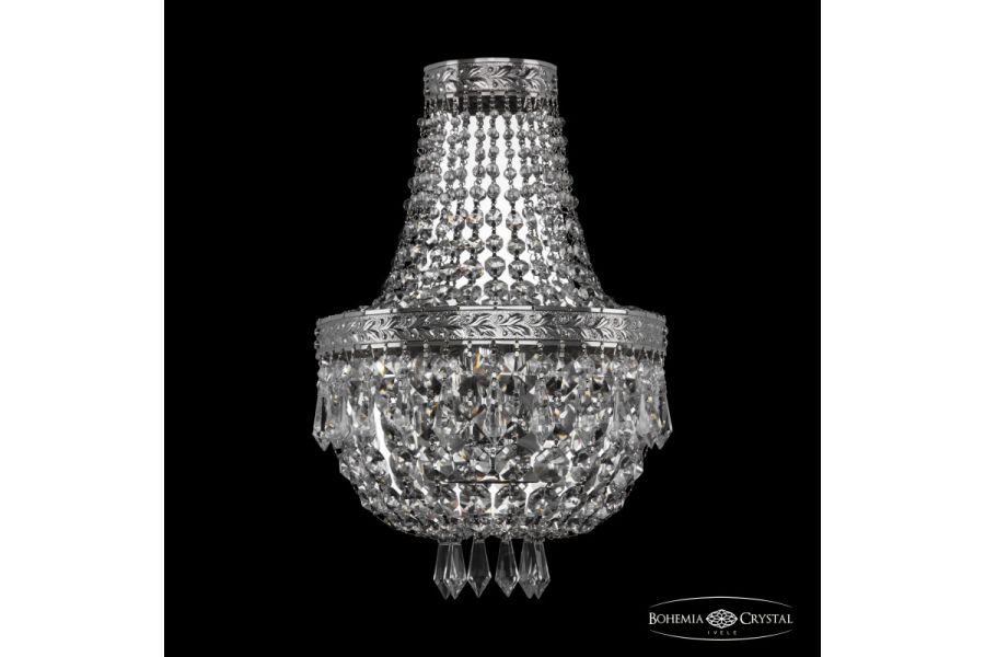 Бра Bohemia Ivele Crystal 19271B/H1/20IV Ni