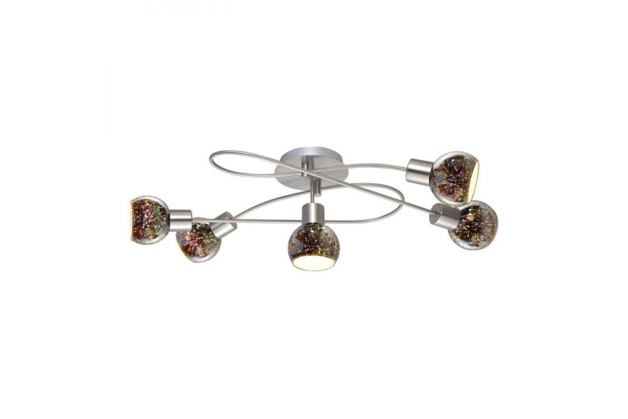 Потолочная люстра Arte Lamp Illusione A6125PL-5SS