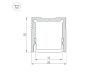 Профиль Arlight SL-SLIM20-H20-2000 BLACK 047632