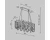 Подвесная люстра Modelux ML.6621.12 BS
