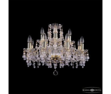 Подвесная люстра Bohemia Ivele Crystal 1410/8+4/195 G V0300