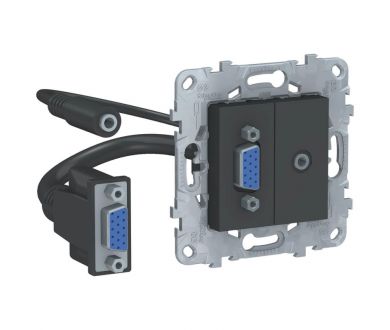 Розетка компьютерная VGA Schneider Electric Unica New NU593254