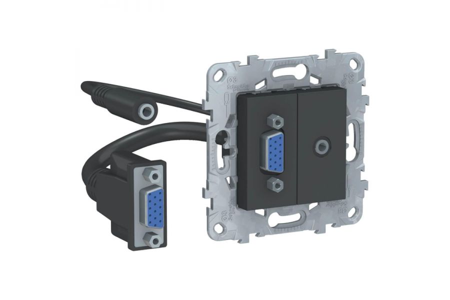 Розетка компьютерная VGA Schneider Electric Unica New NU593254