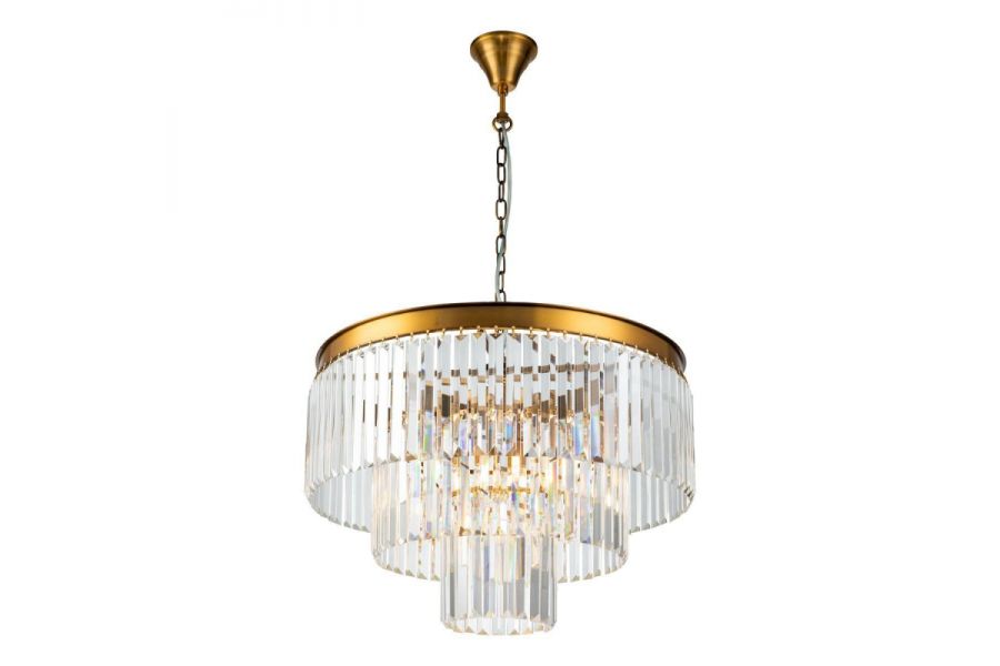 Подвесная люстра iLamp Triumph 7383/8P Brass