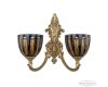 Бра Bohemia Ivele Crystal Verona 7209B14/2/175 FP P1 U Amber-Blue/H-1H