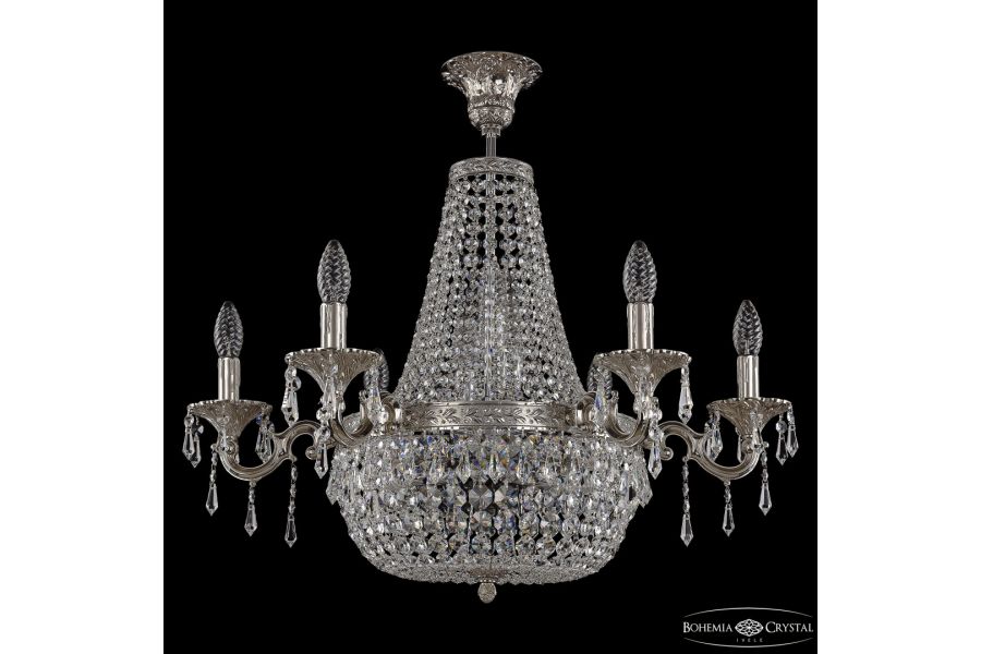 Потолочная люстра Bohemia Ivele Crystal 2201H201/6/70IV Ni