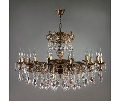 Подвесная люстра Ambiente Leon 2128/12 PB New Leaf