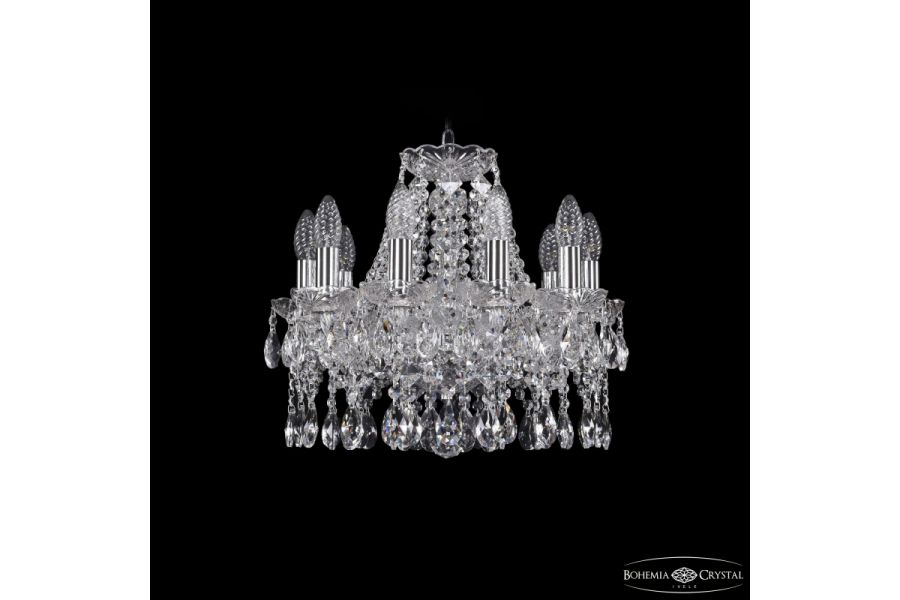 Подвесная люстра Bohemia Ivele Crystal 1413/10/141 Ni
