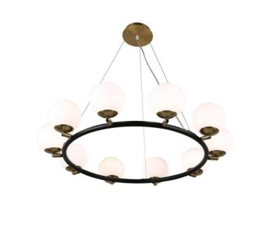 Подвесной светильник Lumina Deco Modica LDP 6032-10 BK+MD