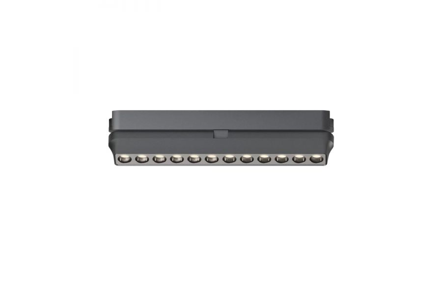 Трековый магнитный однофазный светильник Denkirs Air grill DK5368-BK